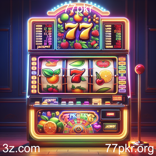 A Emoção das Máquinas Slots no 77pkr